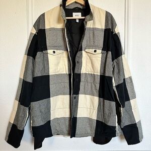 WESC Stockholm Sweden light Puffer jacket in Black and White XL